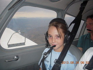 1239 8cq. Nikki flying in N8377W