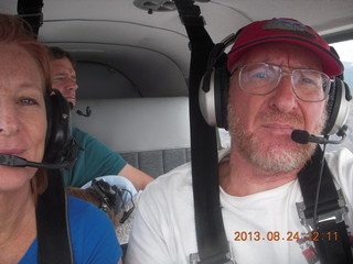 440 8cq. Rebeka, Dale, and Adam flying in N8377W