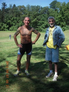 Sean's new boat - Kristina II - Sean taking a picture