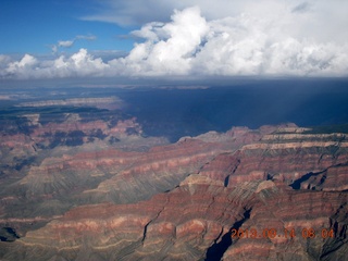 1717 8de. clouds and weather over the Grand Canyon - aerial clouds and weather over the Grand Canyon - aerial