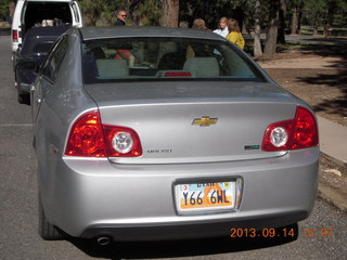 Bryce Canyon Lodge - our rental car