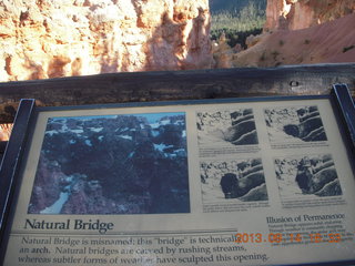 Bryce Canyon - sign