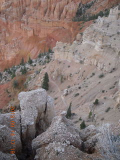 Bryce Canyon - trail from above