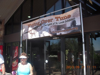 Sedona Airport fly and drive celebration - Flight Over Time Lindberg exhibit