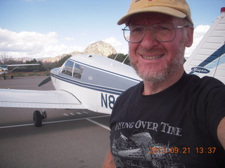 444 8dm. Sedona Airport fly and drive celebration  - Adam and N8377W