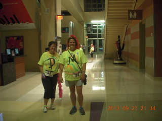 night race participants near Symphony Hall