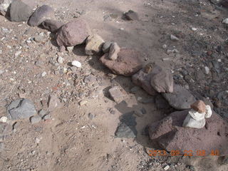 Elephant Mountain hike - cairn configuration