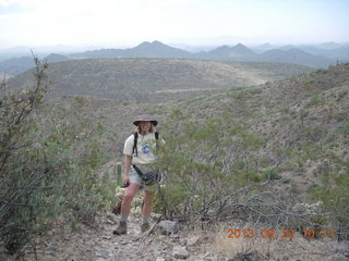 Elephant Mountain hike - Adam sitting