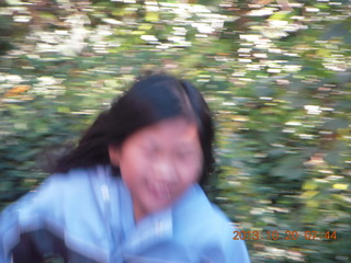 Cecelia running (blurry)