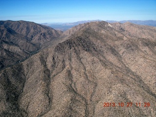 269 8et. aerial - mountains going to Alamo Lake