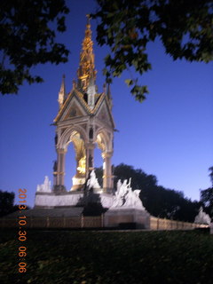 London run - Albert memorial