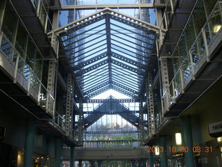 London tour - shopping mall ceiling