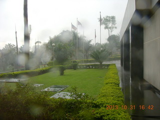 Uganda - Kampala - Sheraton hotel rainstorm