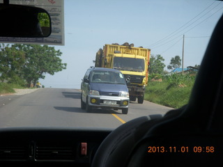50 8f1. Uganda - drive north to Chobe Sarari Lodge