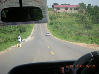 51 8f1. Uganda - drive north to Chobe Sarari Lodge