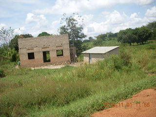 81 8f1. Uganda - drive north to Chobe Sarari Lodge
