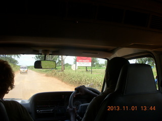 100 8f1. Uganda - drive north to Chobe Sarari Lodge