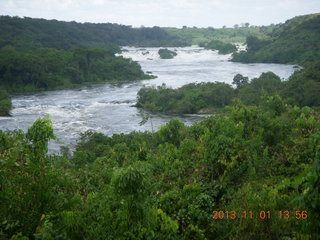 101 8f1. Uganda - drive north to Chobe Sarari Lodge - the Nile River