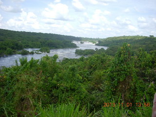 103 8f1. Uganda - drive north to Chobe Sarari Lodge - the Nile River