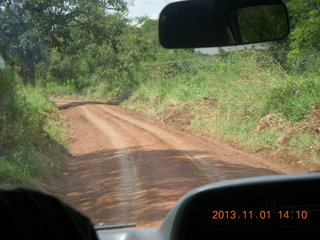 Uganda - drive north to Chobe Sarari Lodge - the Nile River