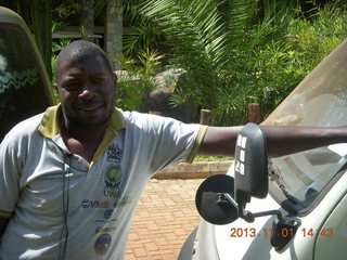 Uganda - drive north to Chobe Sarari Lodge - Raphael, our driver