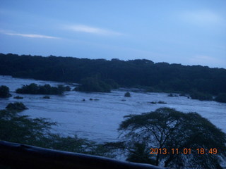 224 8f1. Uganda - Chobe Sarari Lodge - Nile River evening