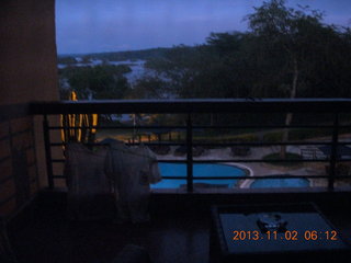 1 8f2. Uganda - Chobe Safari Lodge - Nile River dawn