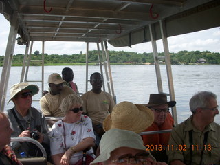 124 8f2. Uganda - Murcheson Falls National Park boat ride