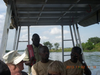 129 8f2. Uganda - Murcheson Falls National Park boat ride