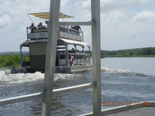 154 8f2. Uganda - Murcheson Falls National Park boat ride - other boat