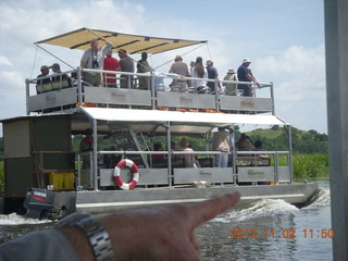 155 8f2. Uganda - Murcheson Falls National Park boat ride - other boat