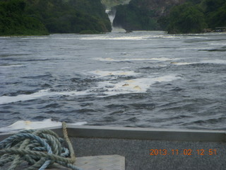 204 8f2. Uganda - Murcheson Falls National Park boat ride - Mucheson Falls
