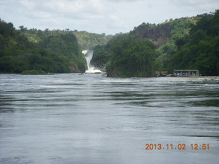 Uganda - Murcheson Falls National Park boat ride - Mucheson Falls