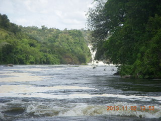 212 8f2. Uganda - Murcheson Falls National Park boat ride - the falls