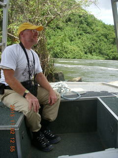 227 8f2. Uganda - Murcheson Falls National Park boat ride - Adam