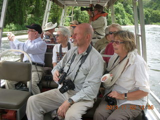 Uganda - Murcheson Falls National Park boat ride - Steve and Pamela