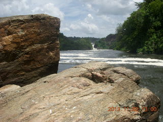 Uganda - Murcheson Falls National Park boat ride - the falls