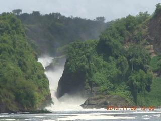 233 8f2. Uganda - Murcheson Falls National Park boat ride - the falls