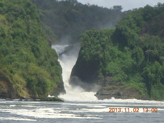 234 8f2. Uganda - Murcheson Falls National Park boat ride - the falls