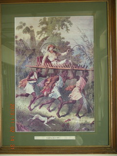 268 8f2. Uganda - Murcheson Falls National Park - picture of colonial days