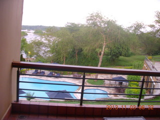 Uganda - Chobe Safari Lodge - morning view