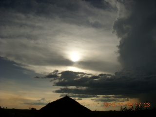 Uganda - eclipse site - clouds