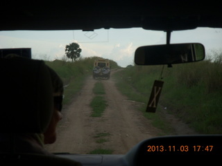 212 8f3. Uganda - driving back from eclipse