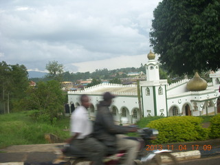 Uganda - drive to chimpanzee park - Islam headquarters