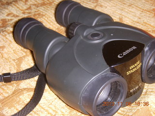 281 8f6. my Canon image-stabilizing binoculars