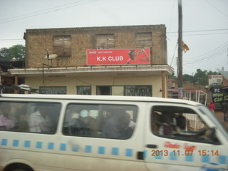 64 8f7. Uganda - Kampala - Coke open happiness sign