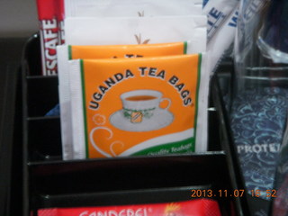 91 8f7. Uganda - Entebbe - Protea Hotel - Uganda Tea bags