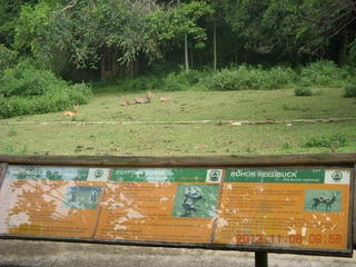31 8f8. Uganda - Entebbe - Uganda Wildlife Education Center (UWEC) signs