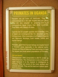 143 8f8. Uganda - Entebbe - Uganda Wildlife Education Center (UWEC) sign