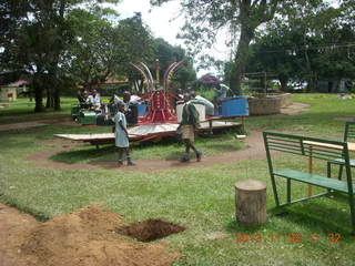 150 8f8. Uganda - Entebbe - Uganda Wildlife Education Center (UWEC) playground
